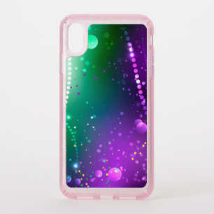 Mardi Gras Festive Purple Background Speck iPhone XS Max Case