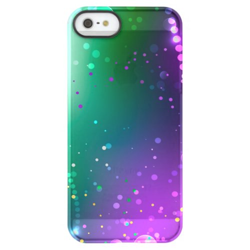 Mardi Gras Festive Purple Background Permafrost iPhone SE55s Case