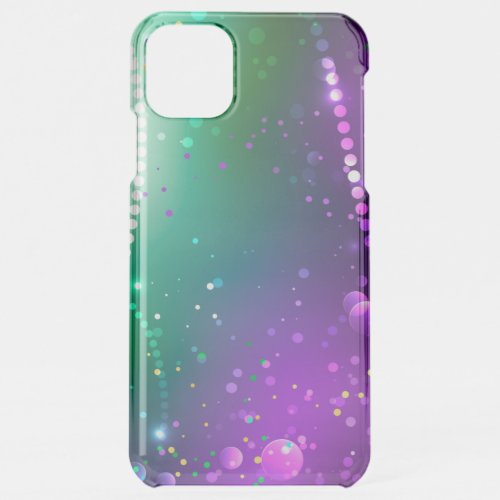 Mardi Gras Festive Purple Background iPhone 11 Pro Max Case