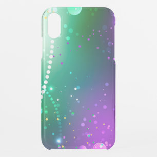 Mardi Gras Festive Purple Background iPhone XR Case