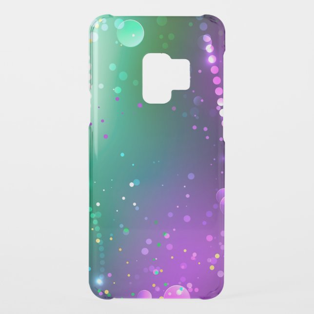 Mardi Gras Festive Purple Background Uncommon Samsung Galaxy Case (Back)