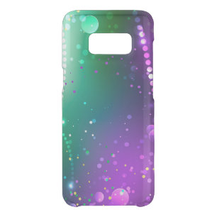 Mardi Gras Festive Purple Background Uncommon Samsung Galaxy S8 Case
