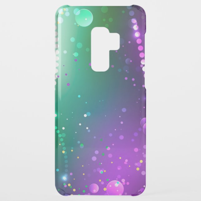 Mardi Gras Festive Purple Background Uncommon Samsung Galaxy Case (Back)