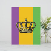 Mardi Gras Flag Crown (Standing Front)