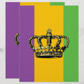 Mardi Gras Flag Crown (Front/Back)
