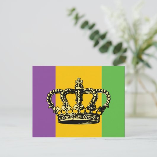 Mardi Gras Flag Crown (Standing Front)