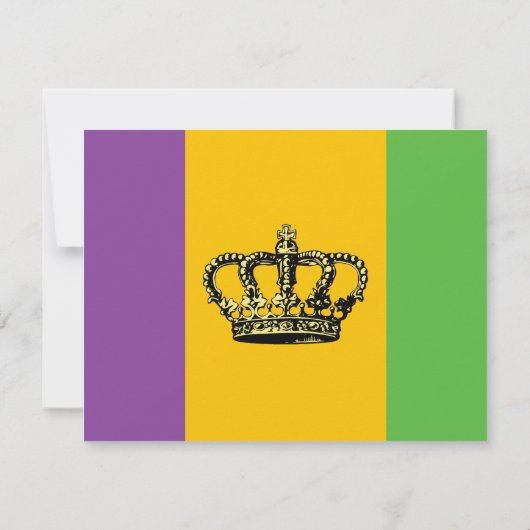 Mardi Gras Flag Crown (Back)