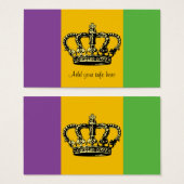 Mardi Gras Flag Crown (Front & Back)