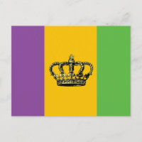 Mardi Gras Flag Crown