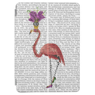 Mardi Gras Flamingo Full iPad Air Cover