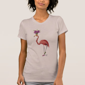 Mardi Gras Flamingo Full T-Shirt