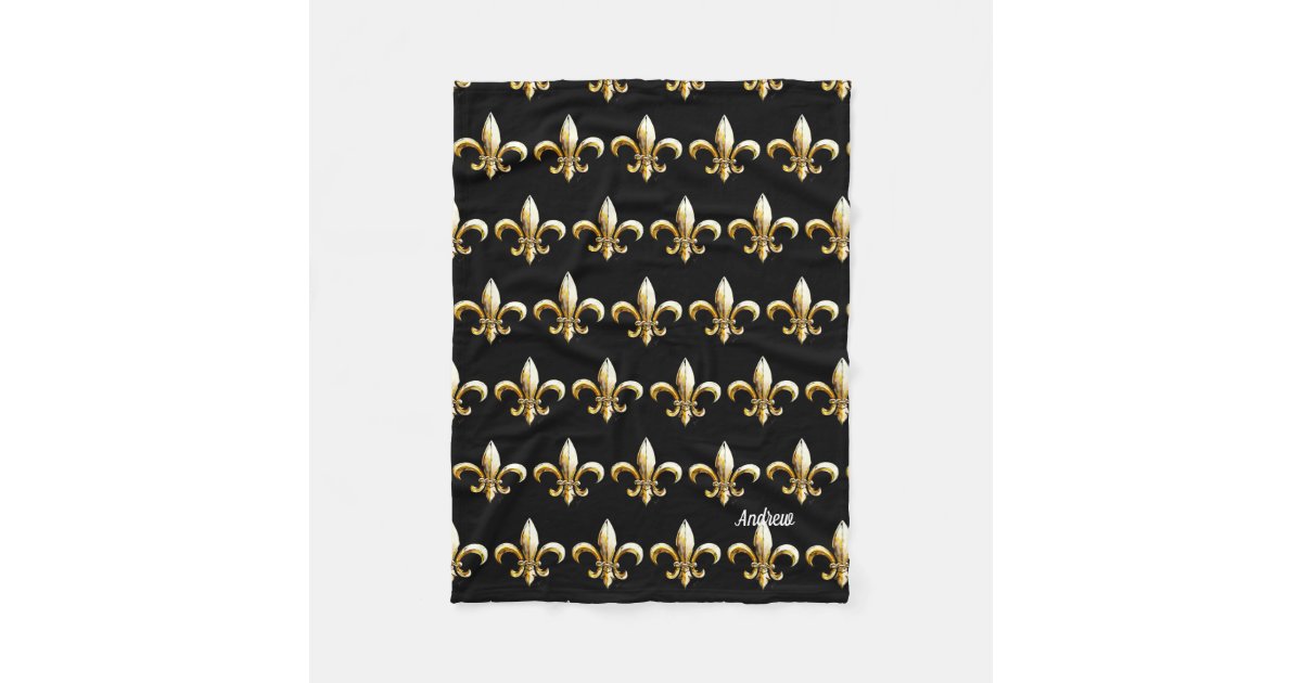 mardi gras fleece blanket