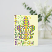 Mardi Gras Fleur de Dots (Standing Front)