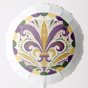 Mardi Gras fleur-de-lis Balloon