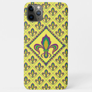 Mardi Gras Fleur De Lis iPhone 11 Pro Max Case