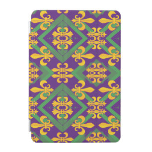 Mardi Gras Fleur de lis iPad Mini Cover