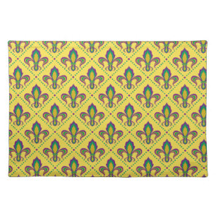 Mardi Gras Fleur De Lis Placemat