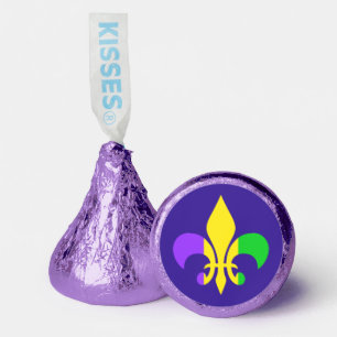 Mardi Gras Fleur-de-Lis Purple Hershey®'s Kisses®