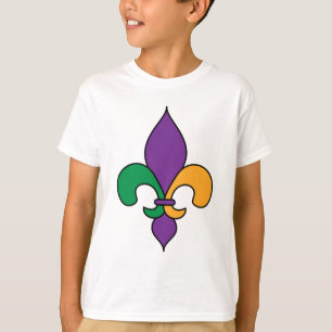 Mardi Gras Fleur de Lis T-Shirt