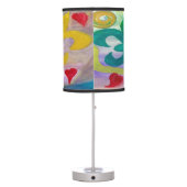 Mardi Gras Fleur de lis table lamp (Back)