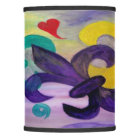 Mardi Gras Fleur de lis table lamp