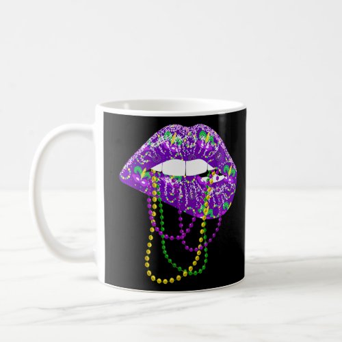 Mardi Gras  For Women Lips Queen Carnival Costume  Coffee Mug