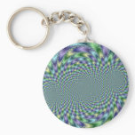 Mardi Gras - Fractal Keychain