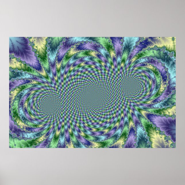 Mardi Gras - Fractal Poster (Front)