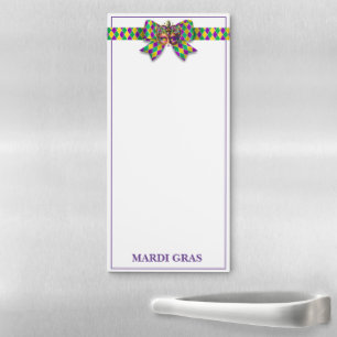 Mardi Gras Fridge Note Pad