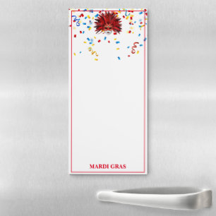 Mardi Gras Fridge Note Pad