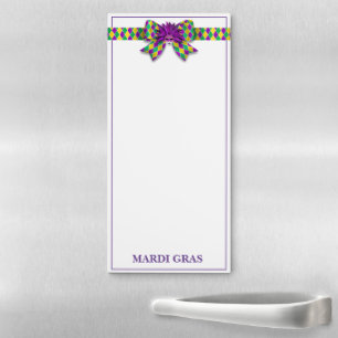 Mardi Gras Fridge Note Pad