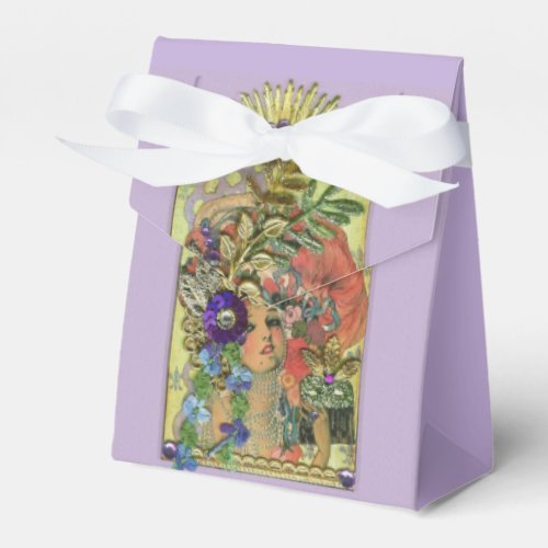 Mardi Gras Frolic Favor Boxes