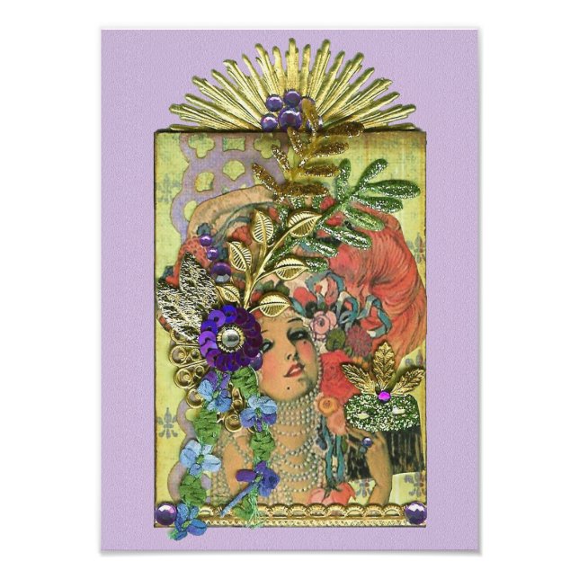 Mardi Gras Frolic Photo Print (Front)