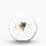 MARDI GRAS FULL BACK AWARD<br><div class="desc">Celebrate Mardi Gras with a colorful mask.</div>