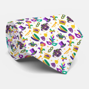 Mardi Gras Fun Neck Tie