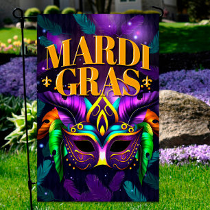 Mardi Gras Garden Flag, Mardi Gras Mask Flag