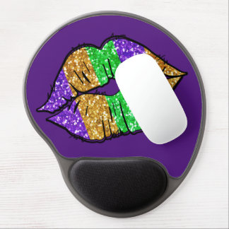 Mardi Gras Gel Mouse Pad