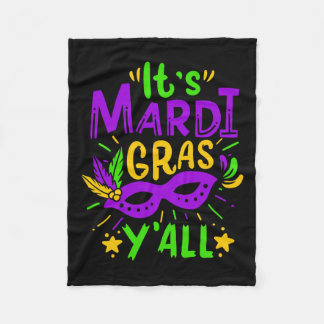 Mardi Gras Gift  Fleece Blanket