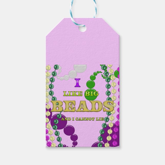 mardi gras gift tags (Front)