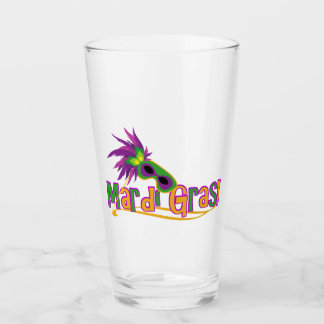 Mardi Gras Glass