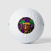MARDI GRAS GOLF BALL
