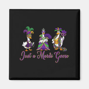 Mardi Gras Goose 2026 Gift Funny Tee Men,women  Magnet