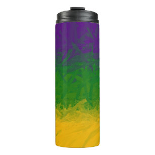 Mardi Gras Gradient Thermal Tumbler