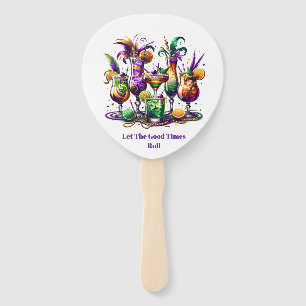 Mardi Gras     Hand Fan