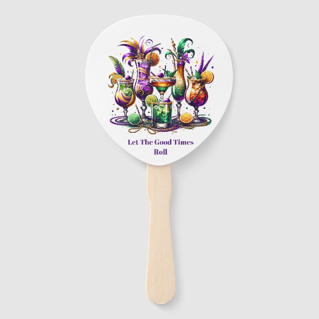 Mardi Gras     Hand Fan (Front)