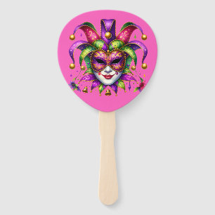 Mardi Gras     Hand Fan
