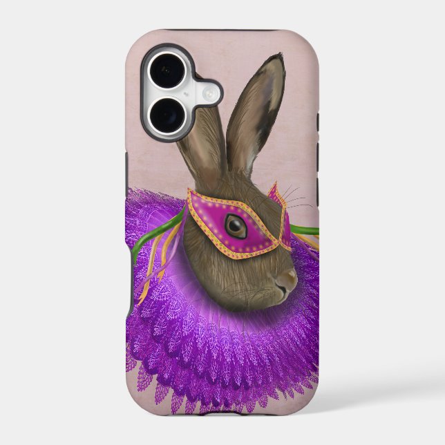 Mardi Gras Hare 4 Iphone Case (Back)