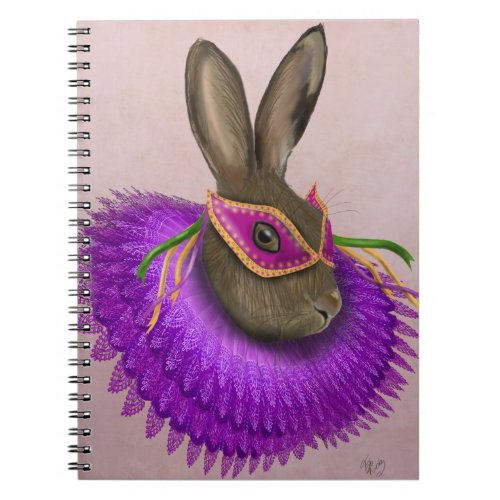 Mardi Gras Hare 4 Notebook