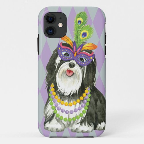 Mardi Gras Havanese iPhone 11 Case