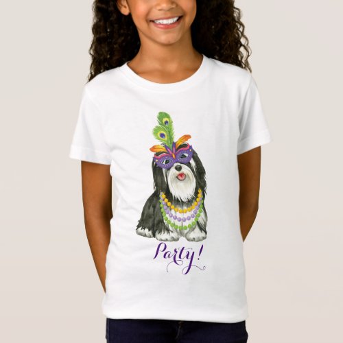 Mardi Gras Havanese T_Shirt